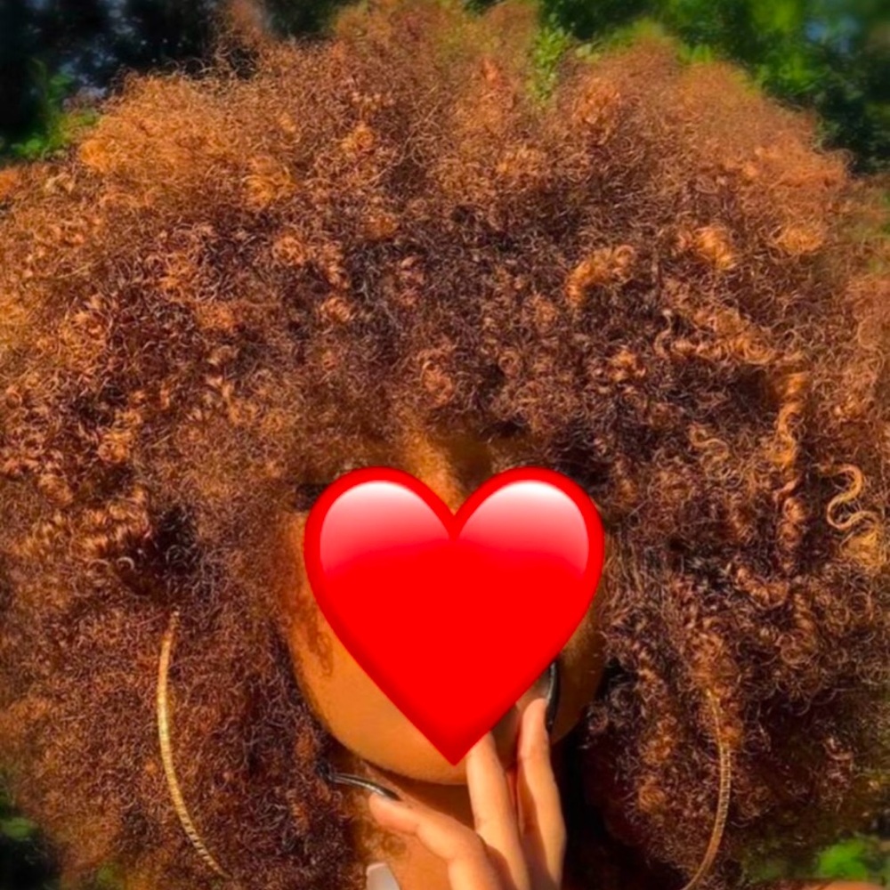 Ombré Afro synthetic wig